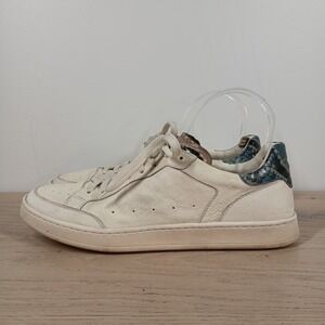 Officine Creative Sneakers Mens 7 White Leather Lace Up Low Top Designer